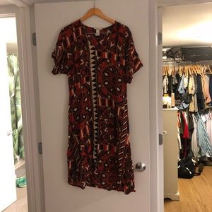African print dress